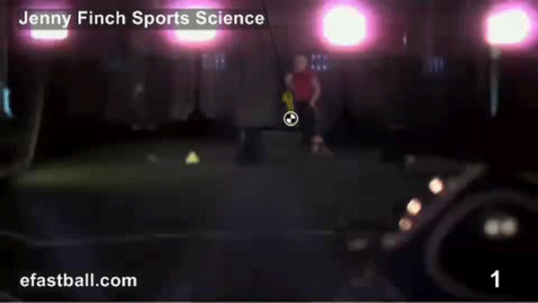 Jenny Finch riseball falls